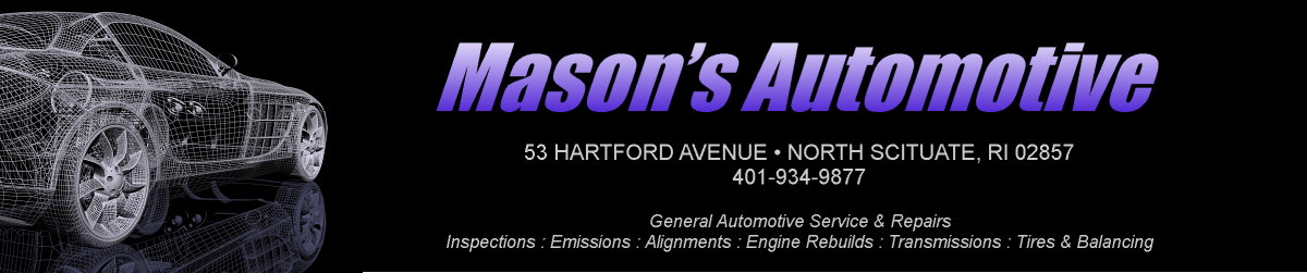 Mason's Automotive and Racing Specialists - 53 Hartford Avenue, North Scituate, RI 02857